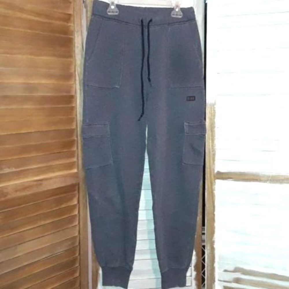 Pink Victoria's Secret Jogger Pants Cargo Lounge Wear Marred Gray